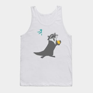 Bird and Raccoon Tank Top